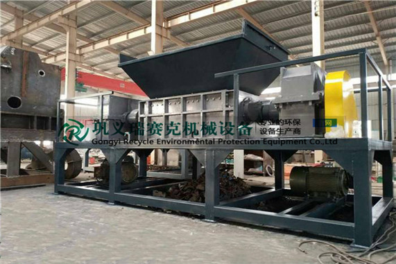 撕碎機_撕碎自行車，雙軸撕碎機視頻